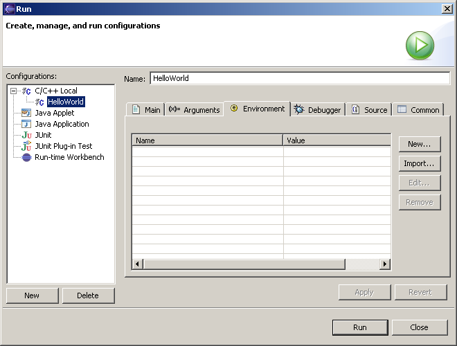 Setting Environment Variables