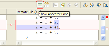 Show Ancestor Pane button in compare viewer